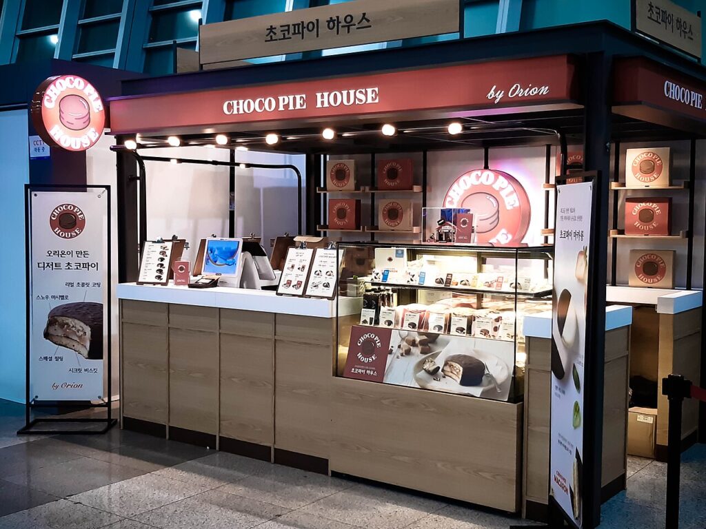 오리온이 운영하는 초코파이 하우스 디저트 매장